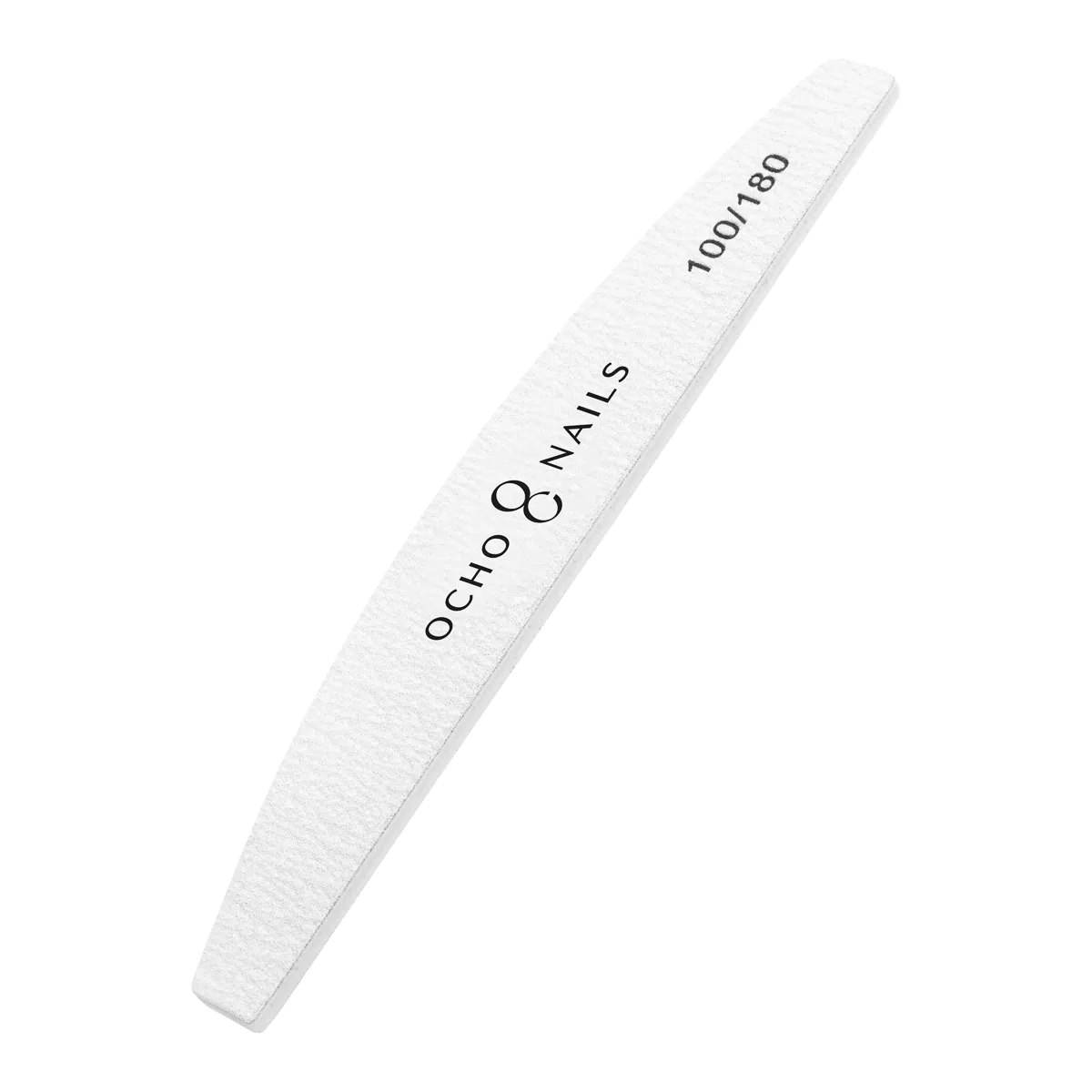 Ocho Nails Half-Moon Nail File 100/180 Safe Pack - Image 2