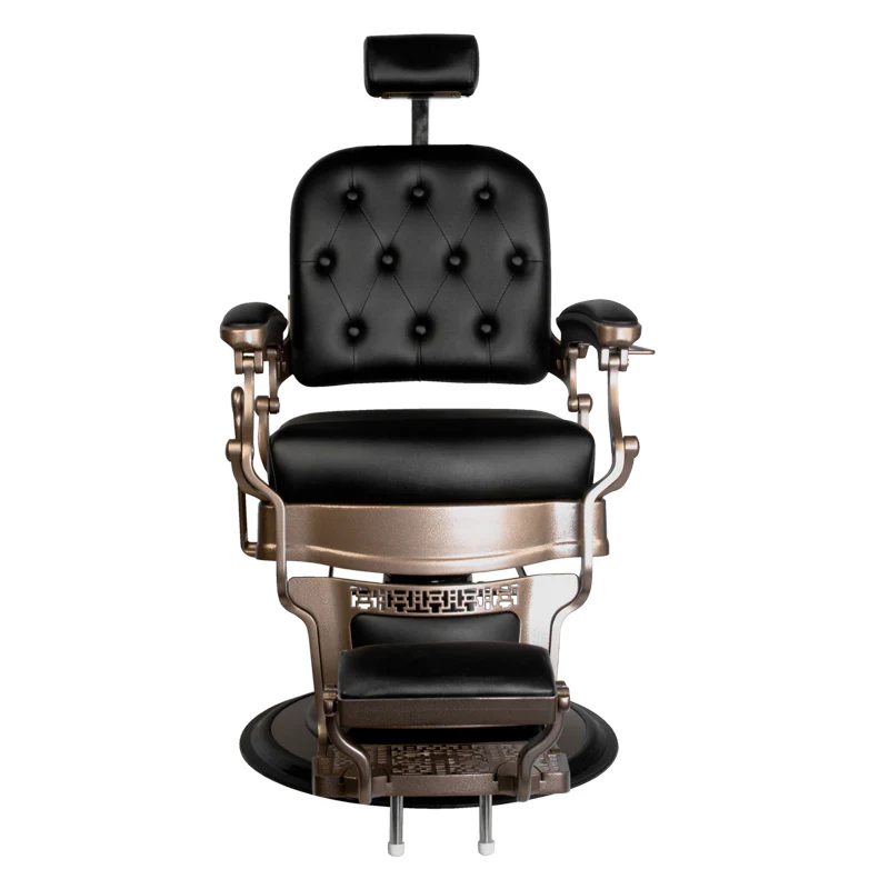 Old Ernesto Black Barber Chair Gabbiano - Image 4