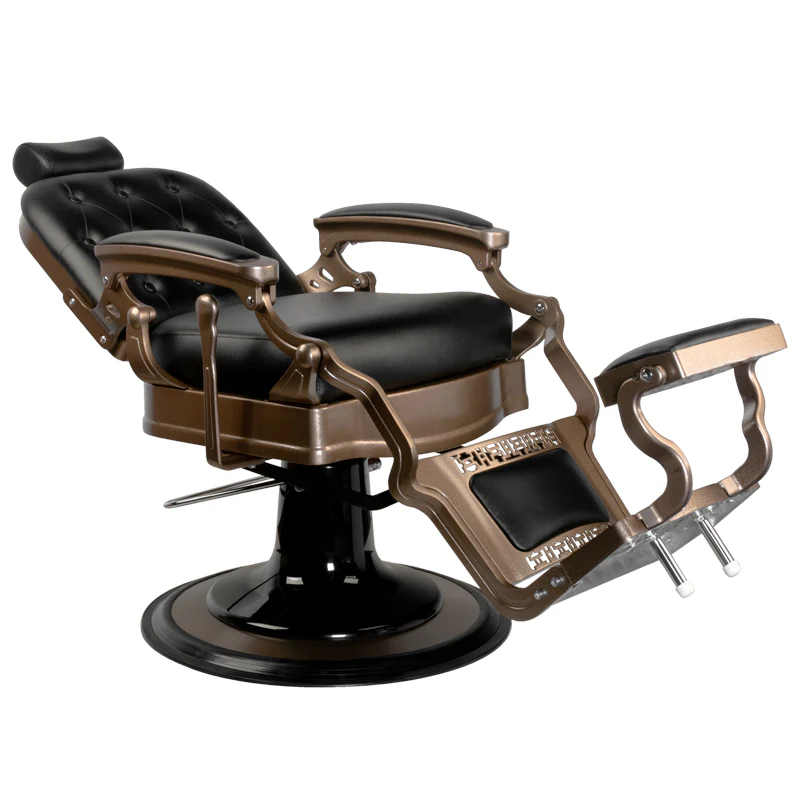 Old Ernesto Black Barber Chair Gabbiano - Image 7