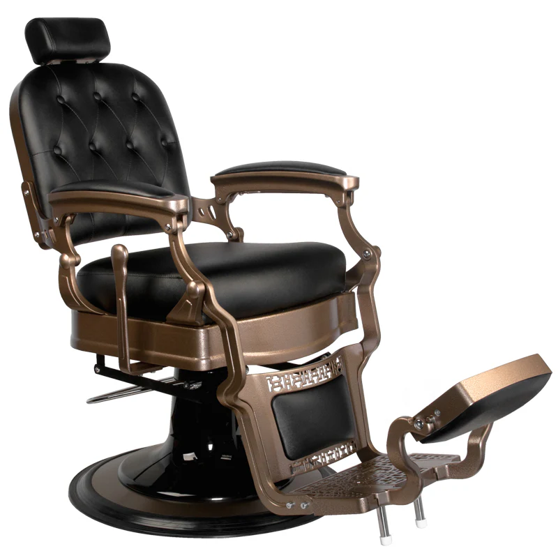 Old Ernesto Black Barber Chair Gabbiano - Image 8