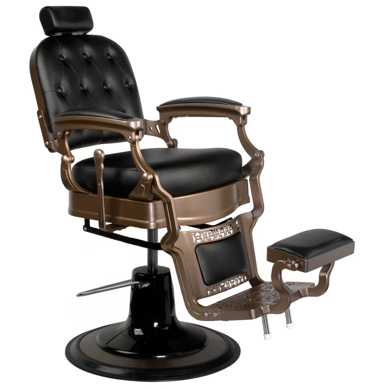 Old Ernesto Black Barber Chair Gabbiano - Image 9