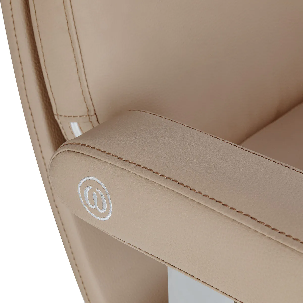 Omega Hairdressing Chair Astra Beige - Image 4