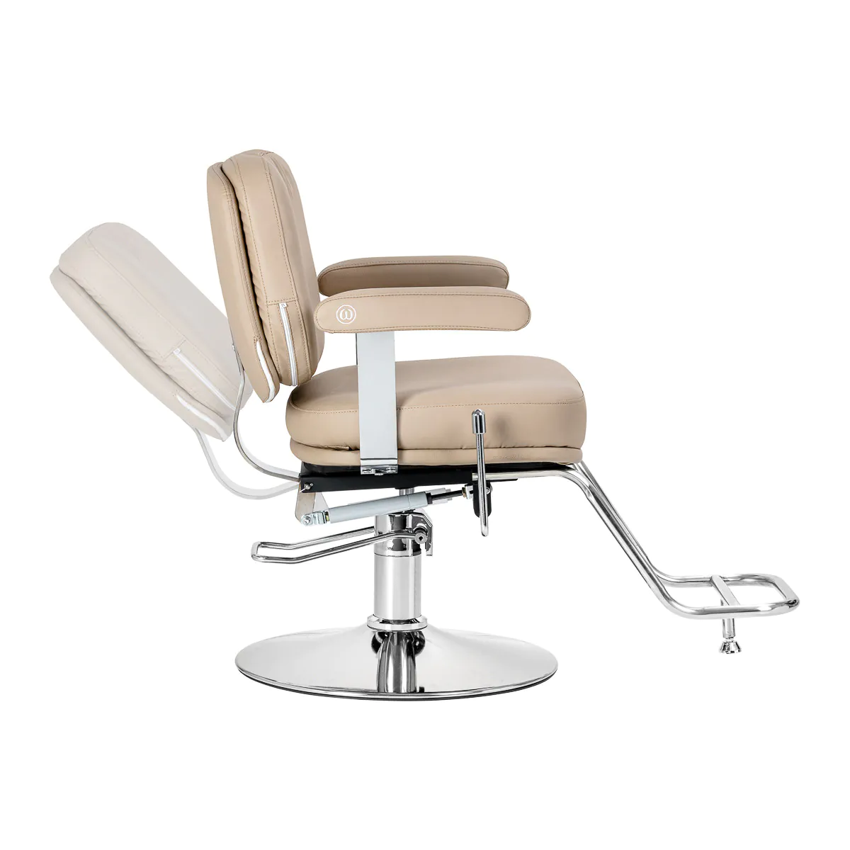 Omega Hairdressing Chair Astra Plus Beige - Image 3