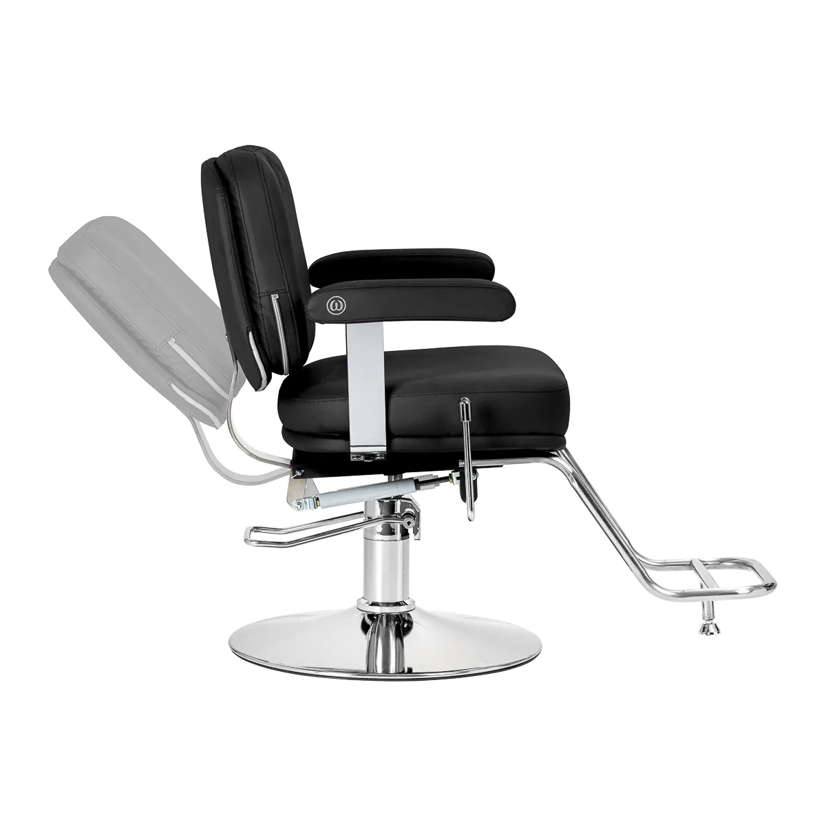 Omega Hairdressing Chair Astra Plus Black - Image 3