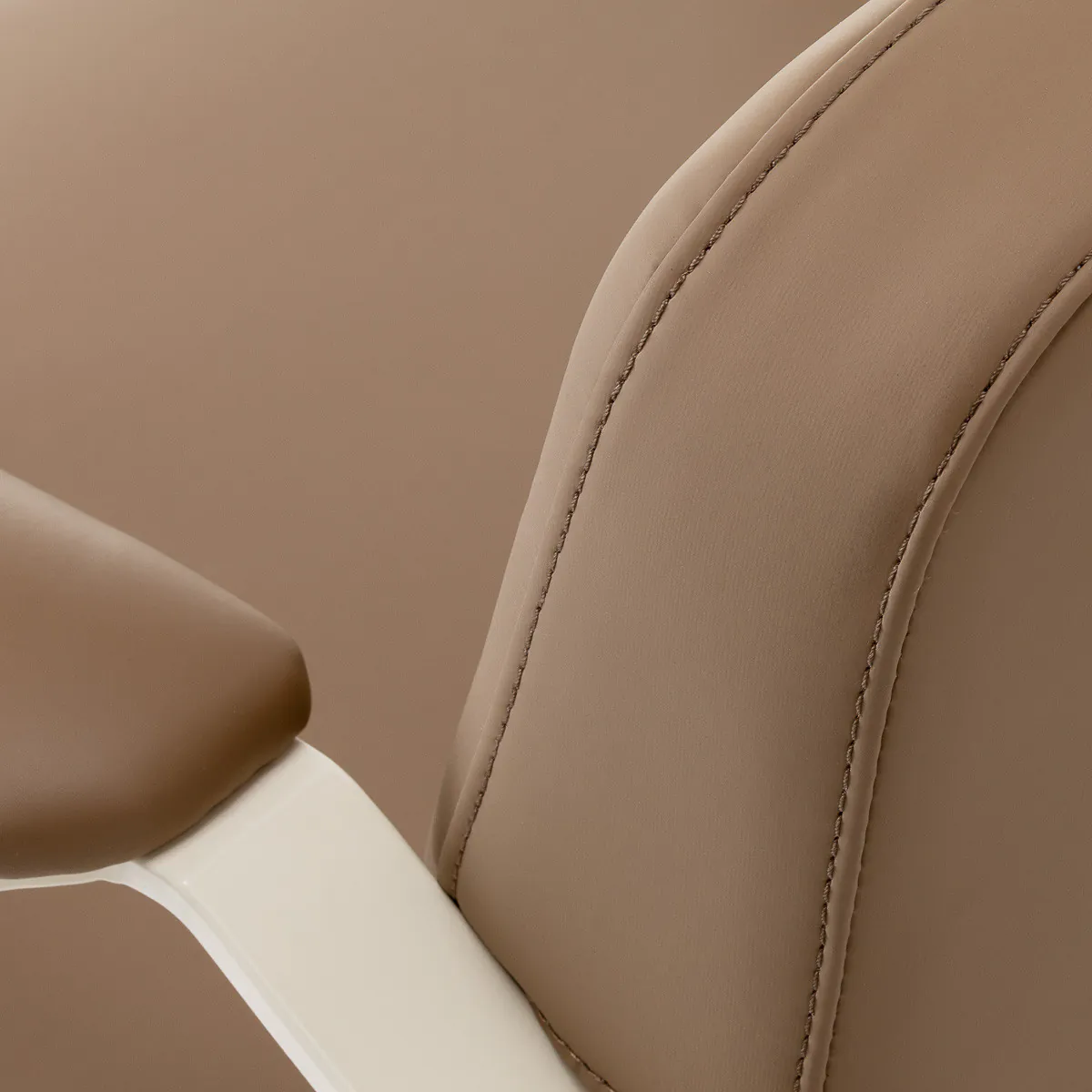 Omega Hairdressing Chair Aurora Light Brown - Image 10