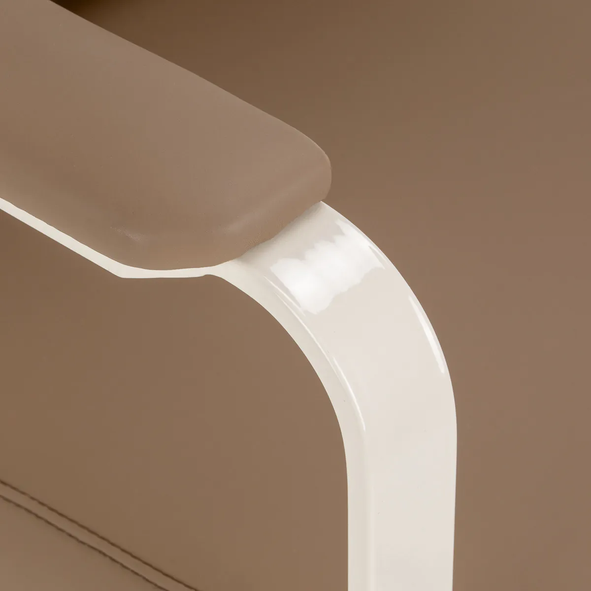 Omega Hairdressing Chair Aurora Light Brown - Image 11