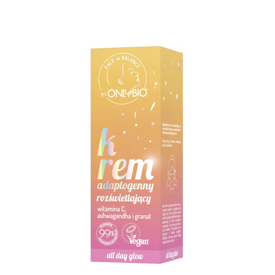 OnlyBio Face Balance Adaptogenic Brightening Face Day Cream - Image 2