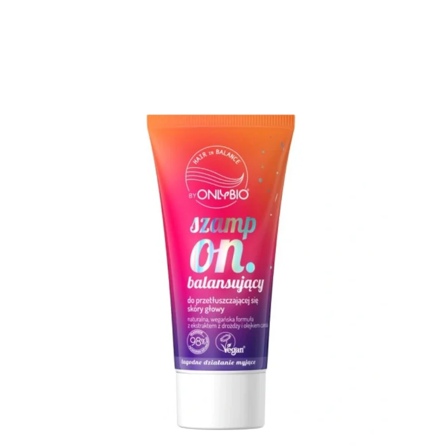 OnlyBio Hair Balance Balancing Shampoo Oily Scalp Mini 50ml - Image 2