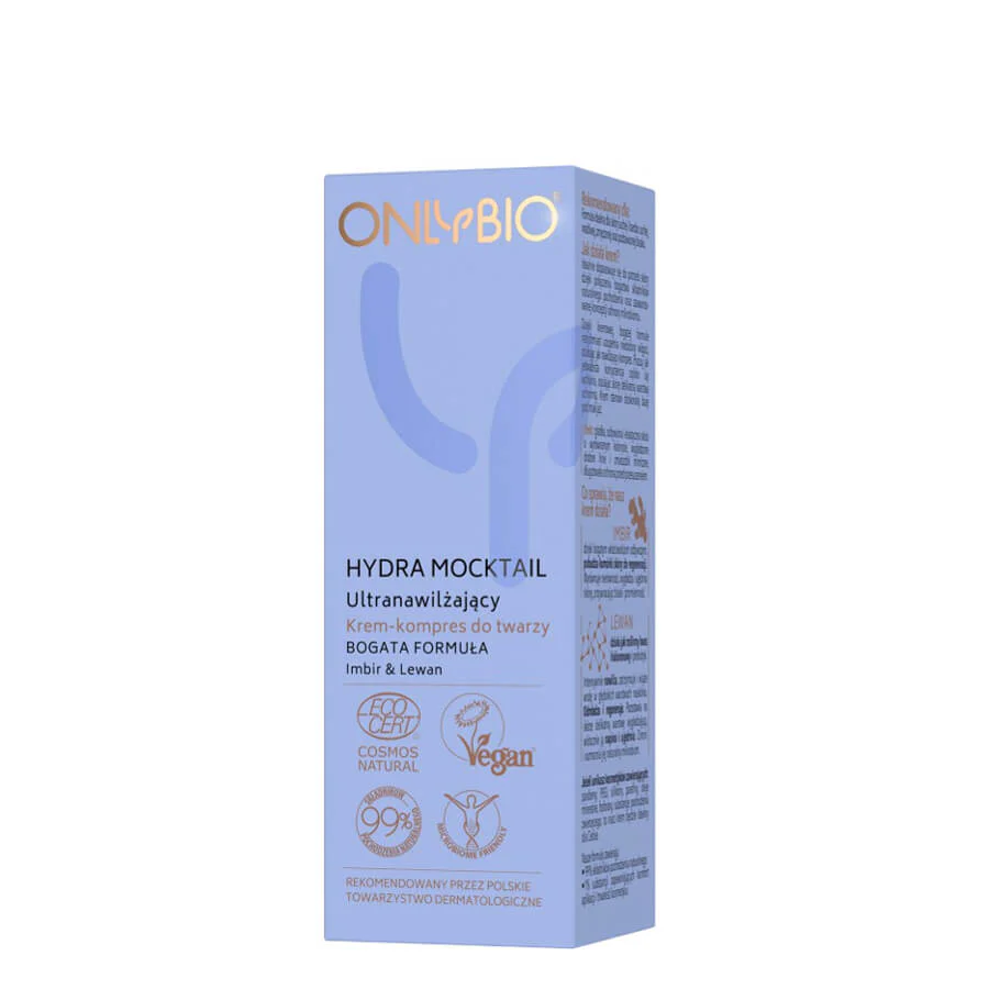 OnlyBio Hydra Mocktail Ultra Moisturizing Face Cream Compress - Image 2