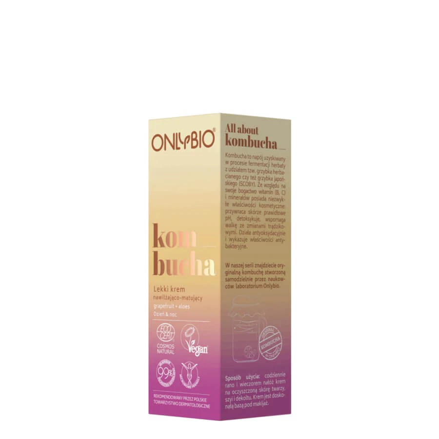 OnlyBio Kombucha Light Moisturizing & Mattifying Face Cream - Image 2