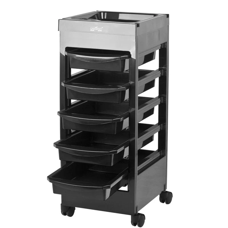 Gabbiano Hairdresser Trolley 048A Black - Image 7