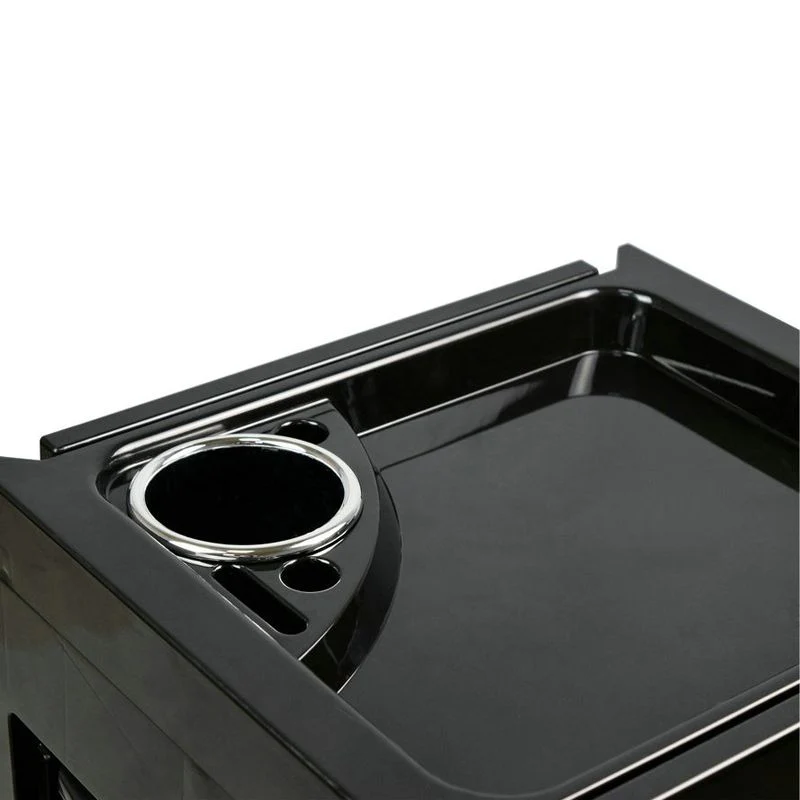 Gabbiano Hairdresser Trolley 048A Black - Image 4
