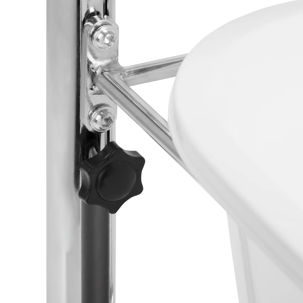 ACTIVESHOP Pedicure tray with adjustable height, chrome - Image 3