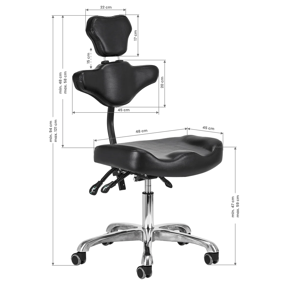 PRO INK 973 Tattoo Chair - Image 5