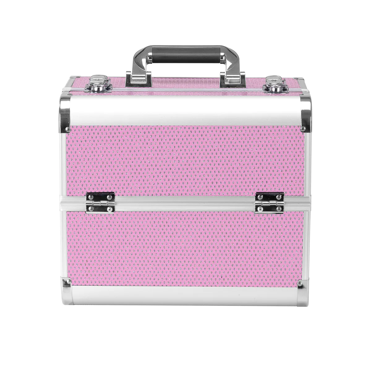 Professional Pink Cosmetic Case 44 – Durable, Stylish Organizer for Mobile Stylists & Beauty Tools - Image 5