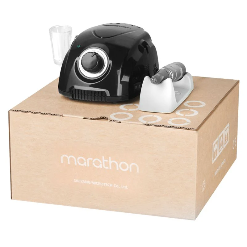 Saeyang Marathon 3 Champion Nail Drill Machine Black + H200 - Image 3