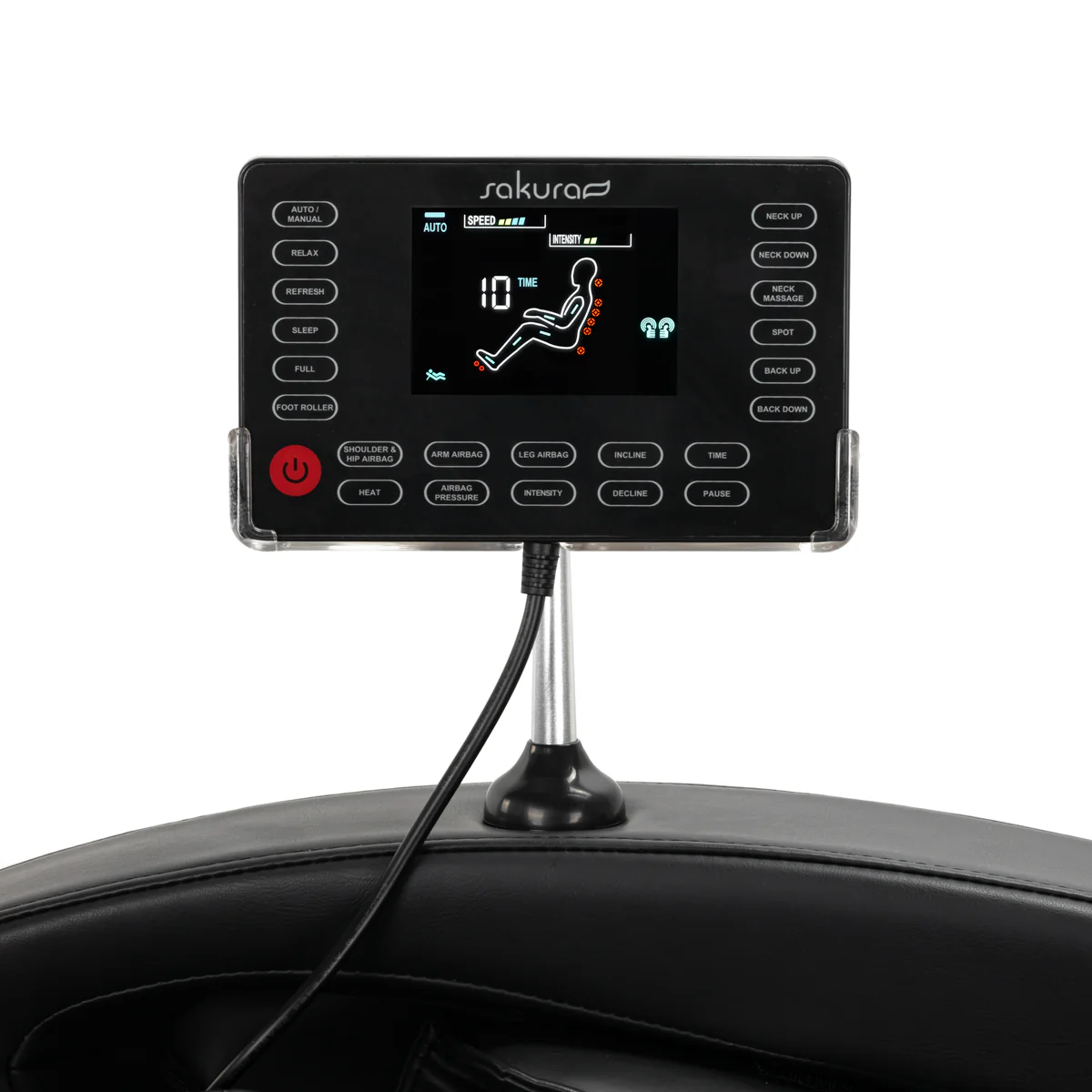 Sakura massage chair Standard 801 black and red - Image 2