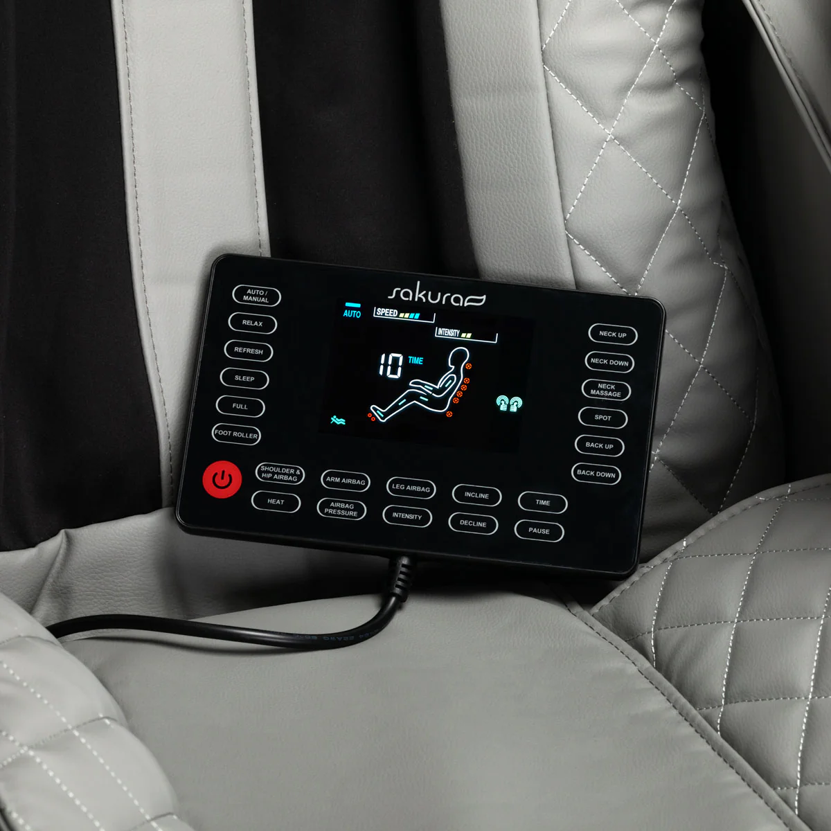 SAKURA MASSAGE CHAIR STANDARD 801 GRAY - Image 8