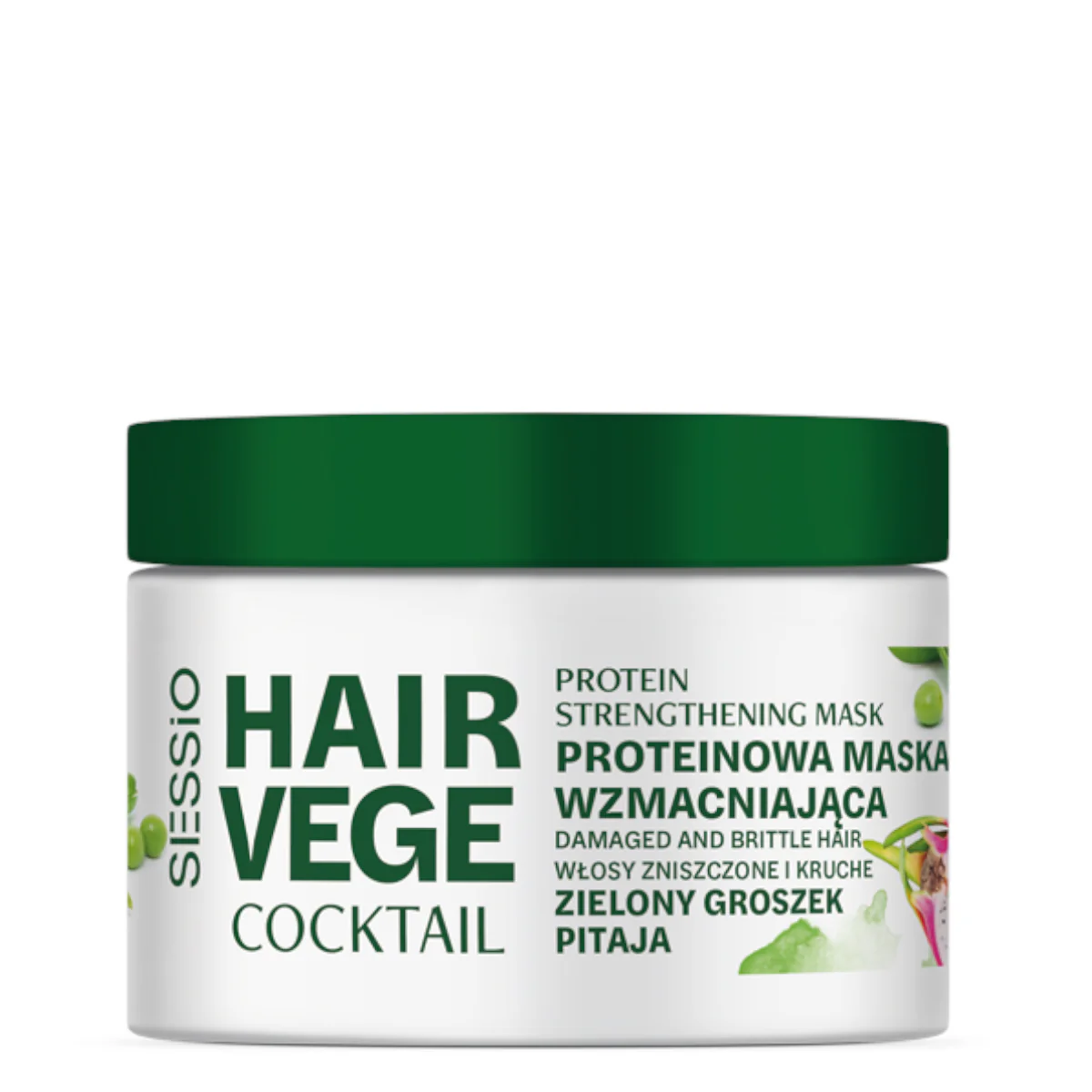 Sessio Hair Vege Cocktail Protein Strengthening Mask Dragon Fruit (EXP 09/2026)