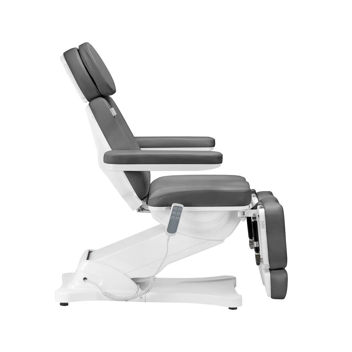 Sillon Classic Electric Salon Chair 3 Motors With Pedi Cradle Grey - Image 4