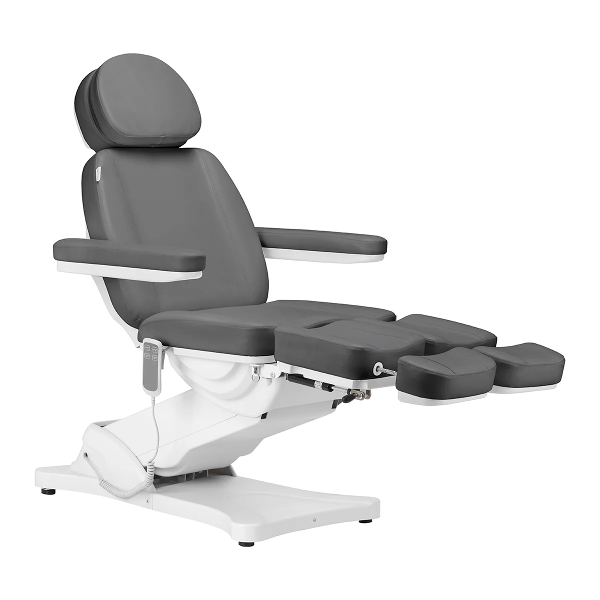 Sillon Electric Cosmetic Chair Classic 2 Motors Pedicure Gray - Image 3
