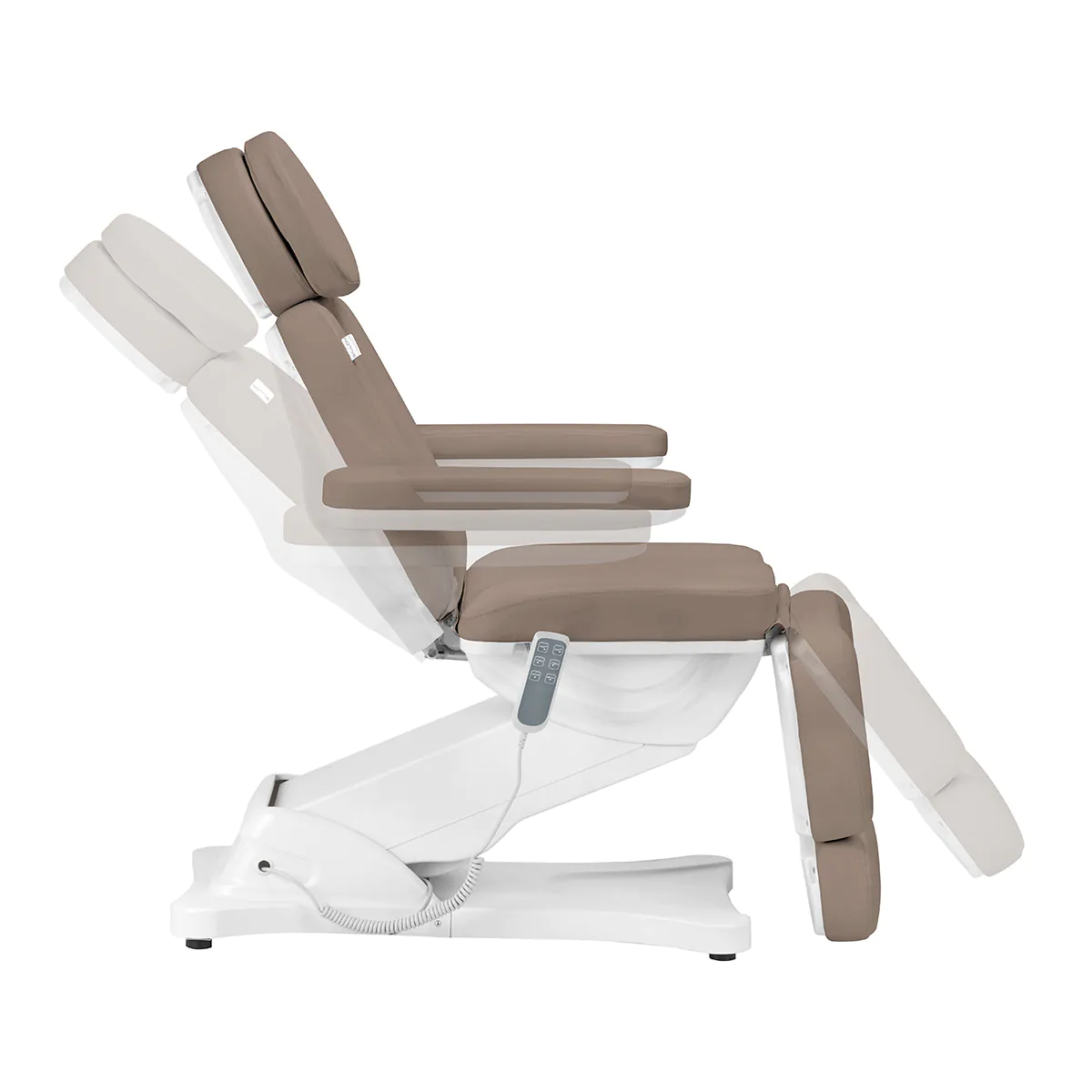 Sillon Electric Cosmetic Chair Classic 3 Motors Modern Brown - Image 5