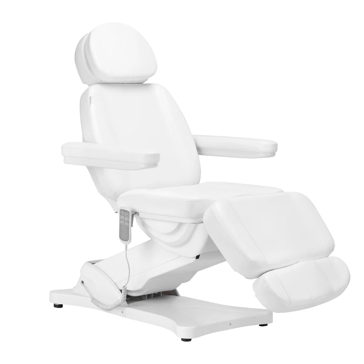 Sillon Electric Cosmetic Chair Classic 3 Motors White - Image 11