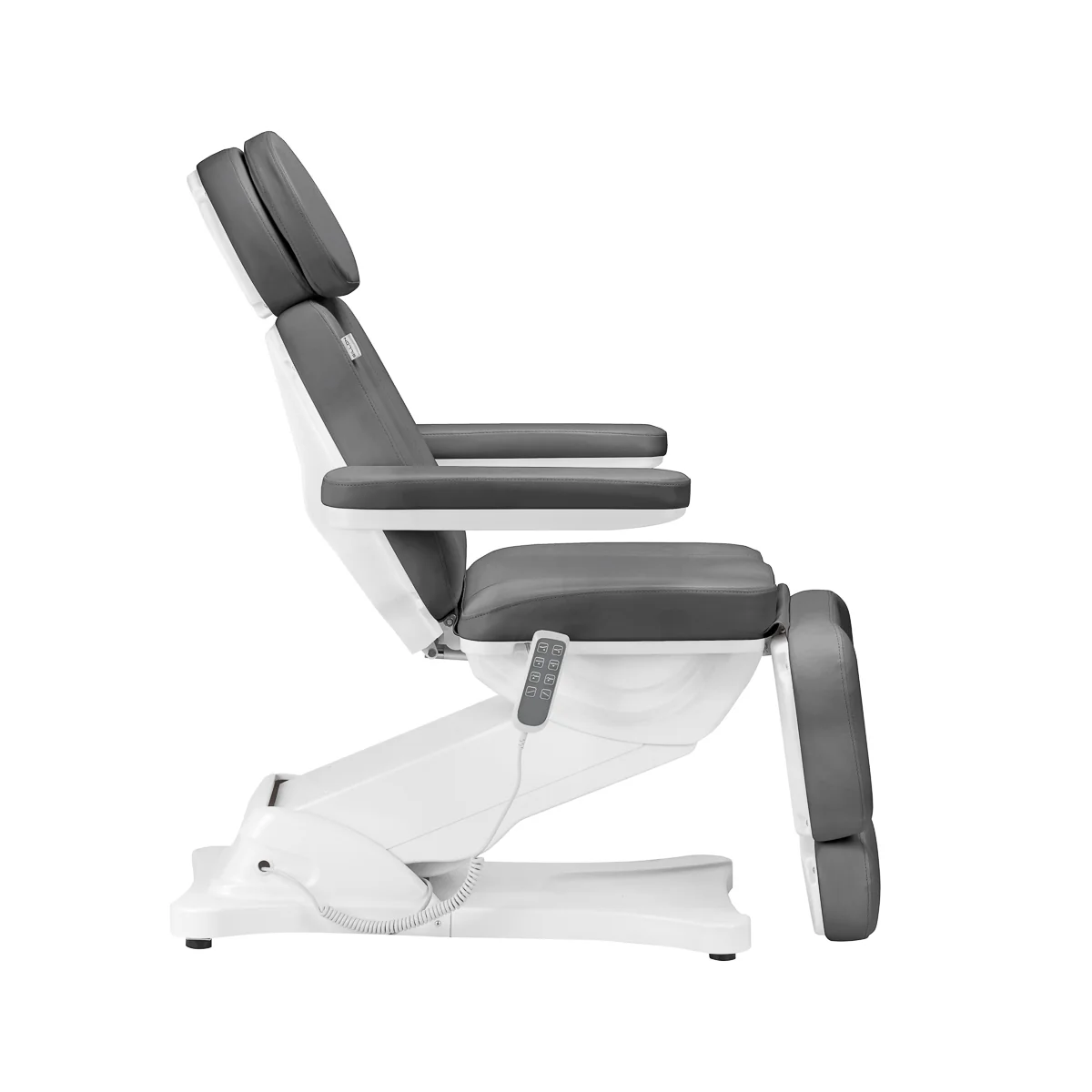 Sillon Electric Cosmetic Chair Classic 4 Motors with Cradle Grey - Image 5