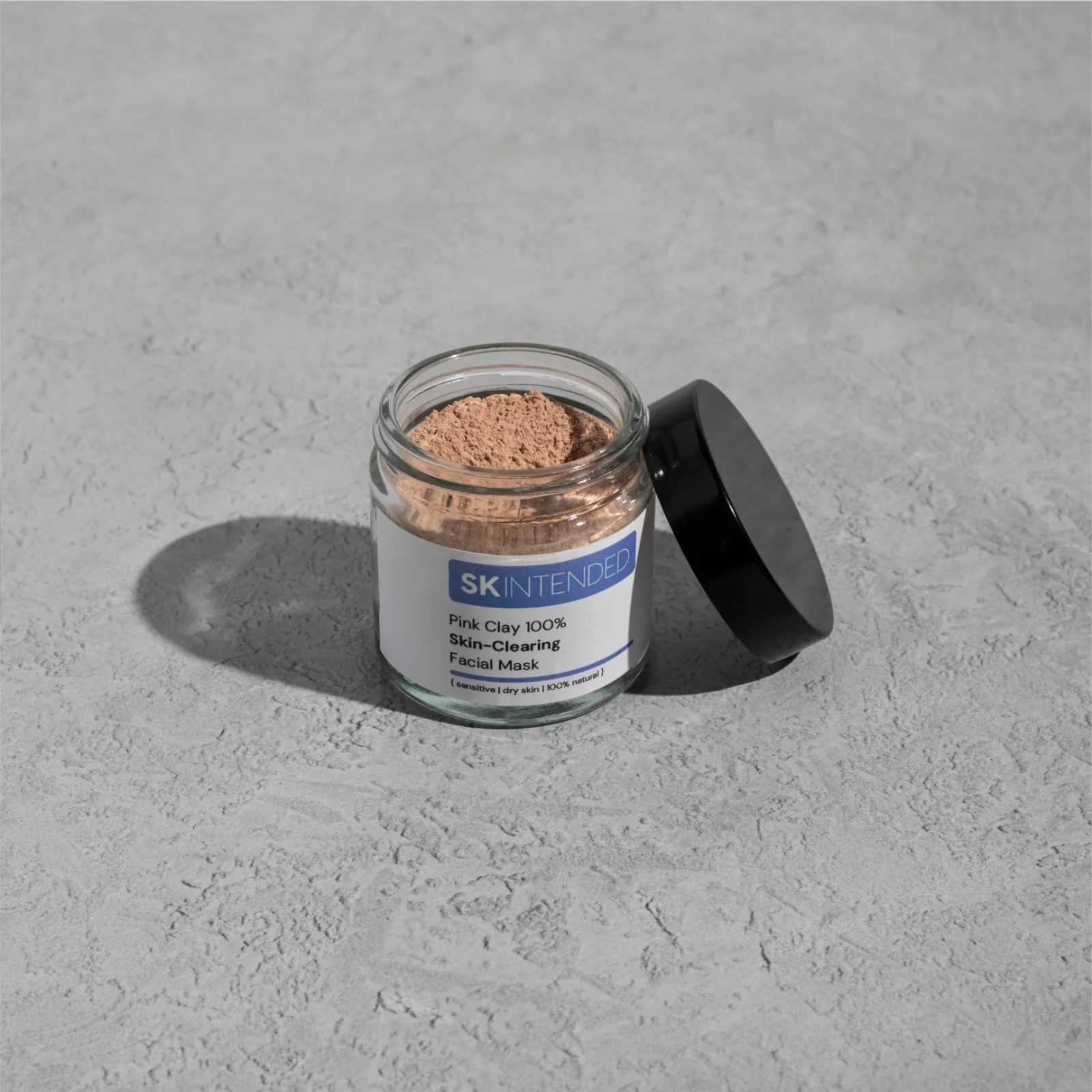 Skintended Pink Clay 100% Skin-Clearing Facial Mask - Image 3
