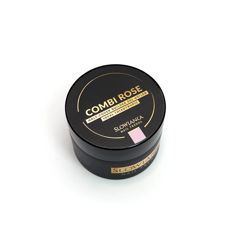 Slowianka Combi Rose Half Cover Builder Gel - Ideal Tixotropic - Image 3