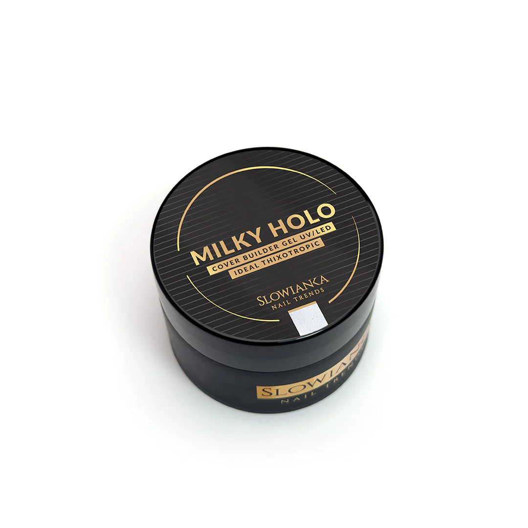 Slowianka Milky Holo Cover Builder Gel - Ideal Tixotropic - Image 3