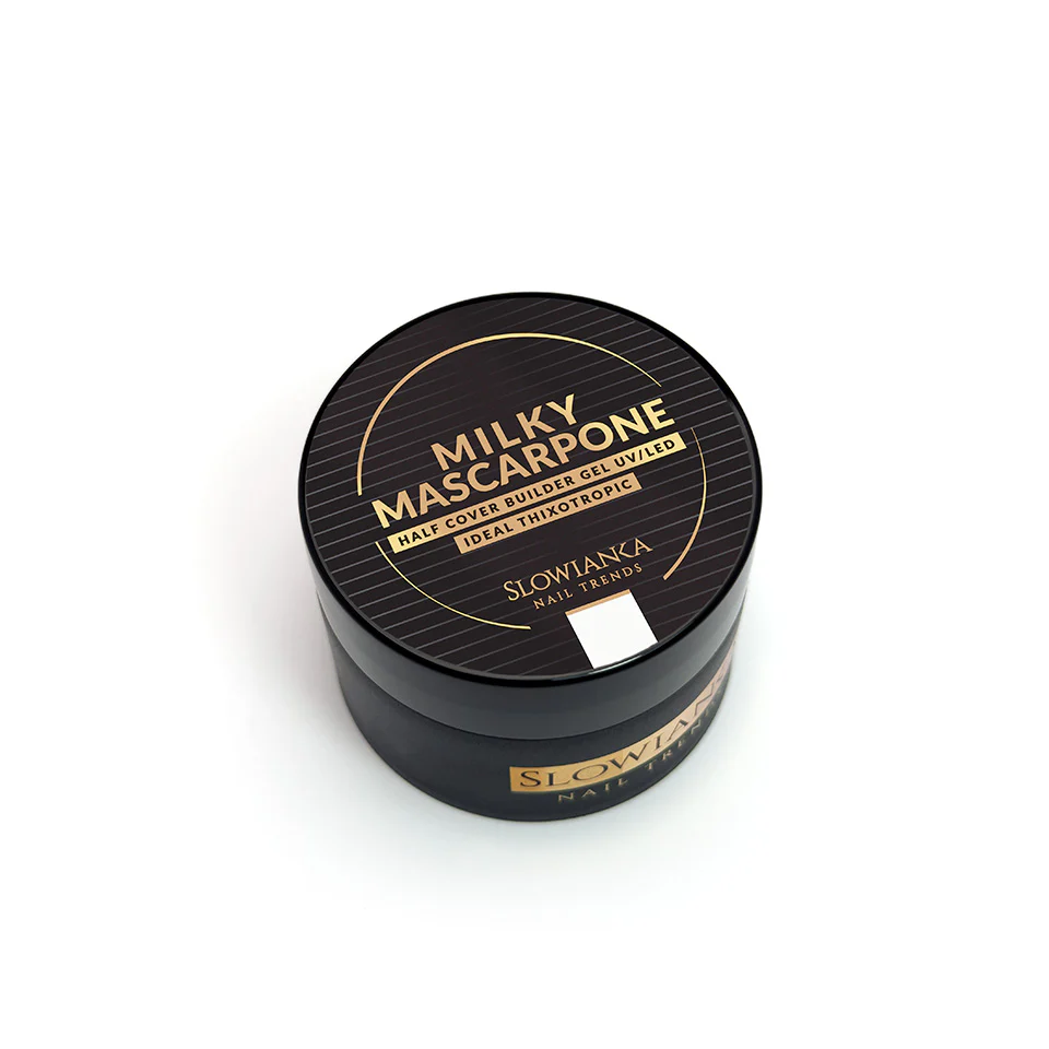 Slowianka Milky Mascarpone Half Cover Builder Gel - Ideal Tixotropic - Image 3