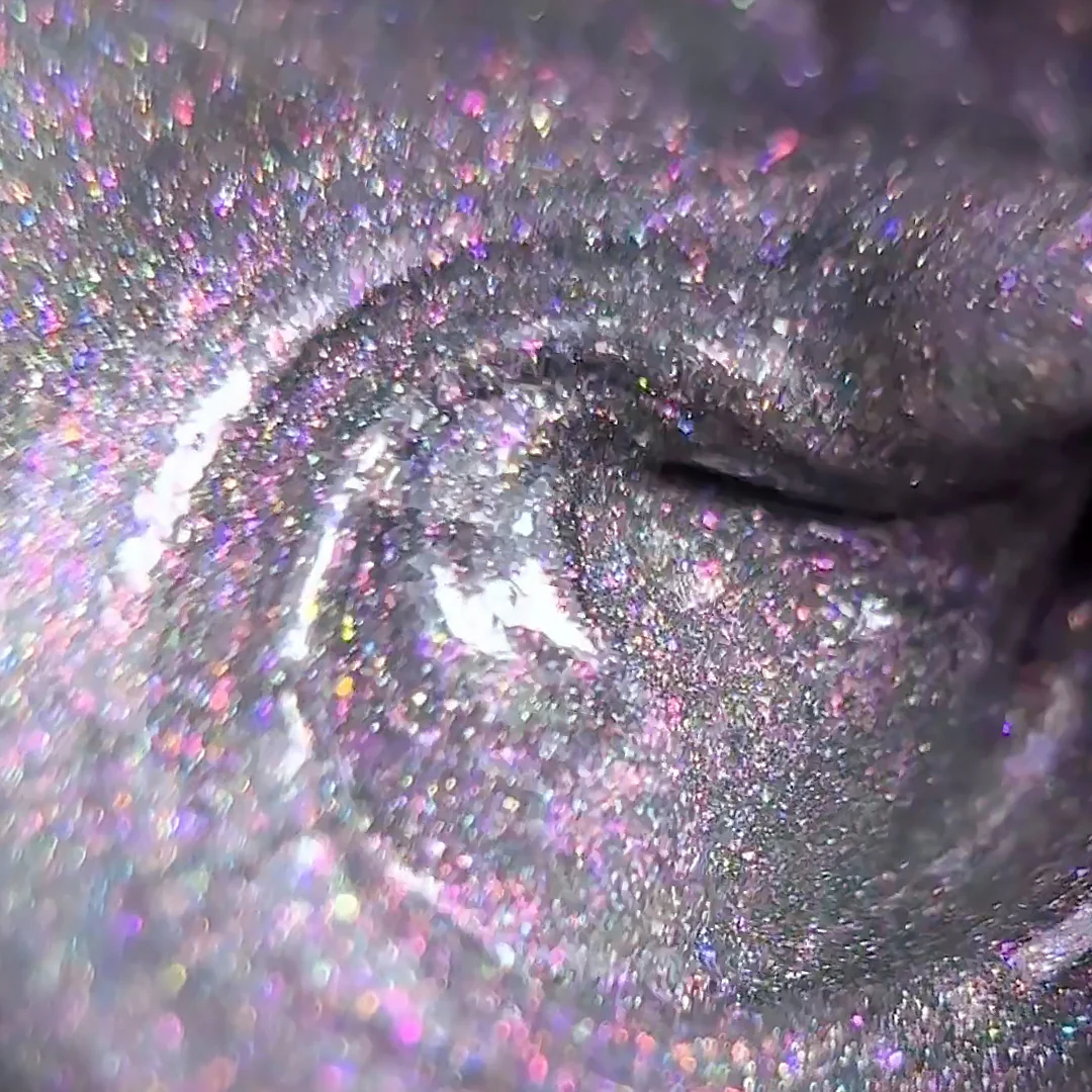 Slowianka Tiny Pink Holo Decoration Powder Dust - Image 2