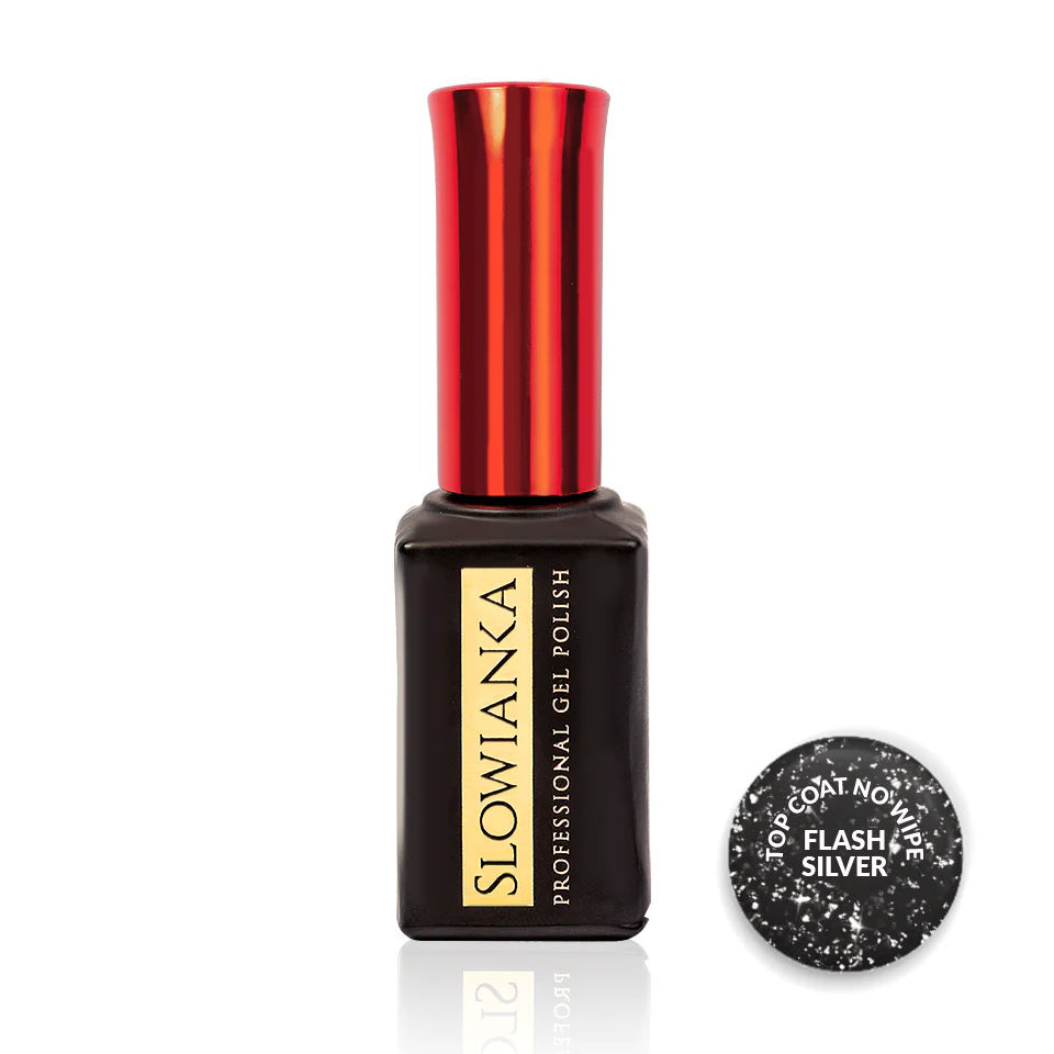 Slowianka Top Coat No Wipe Flash Silver