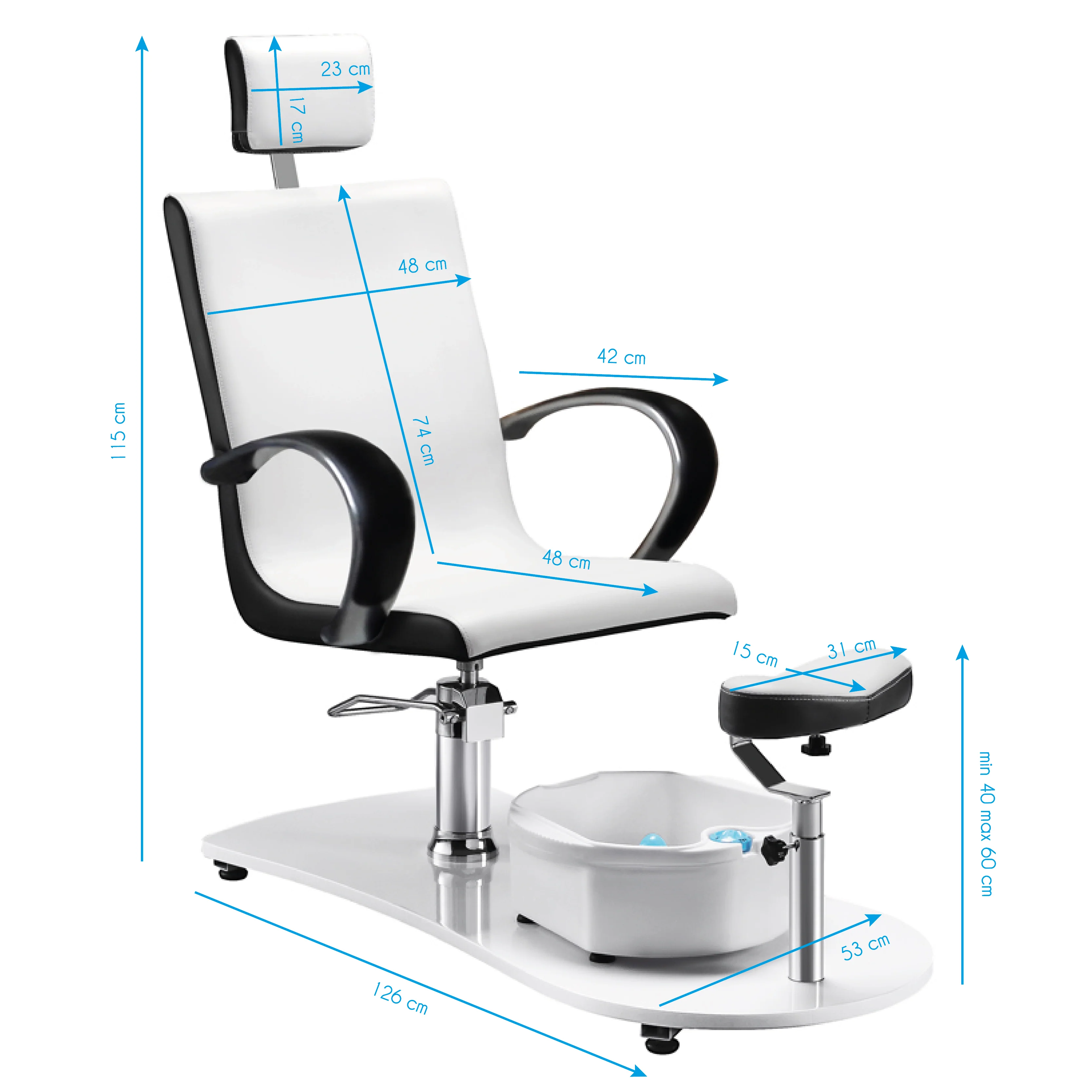 ActiveShop Pedicure Spa Chair with Massager 308 - Image 3