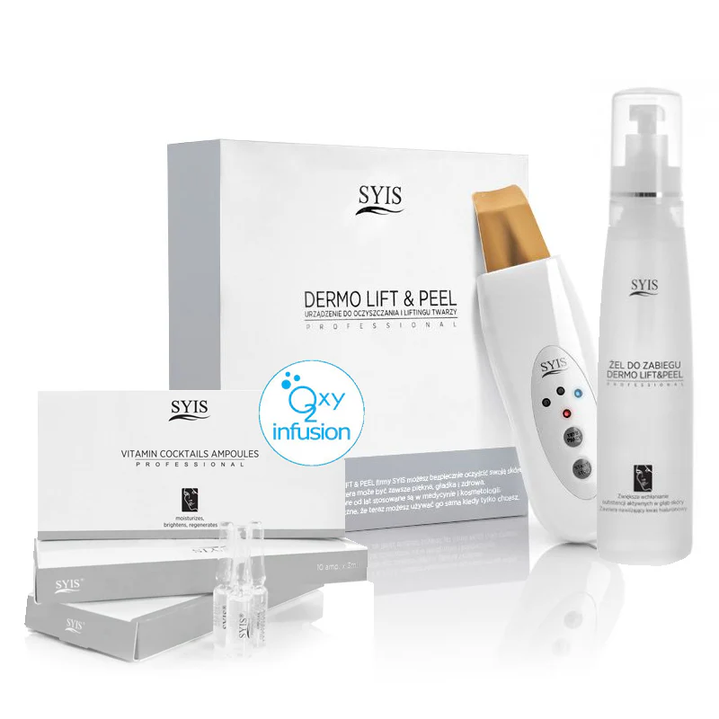 Syis Device Dermo Lift & Peel Skin Scrubber Gold Spatula + Syis Cosmetics