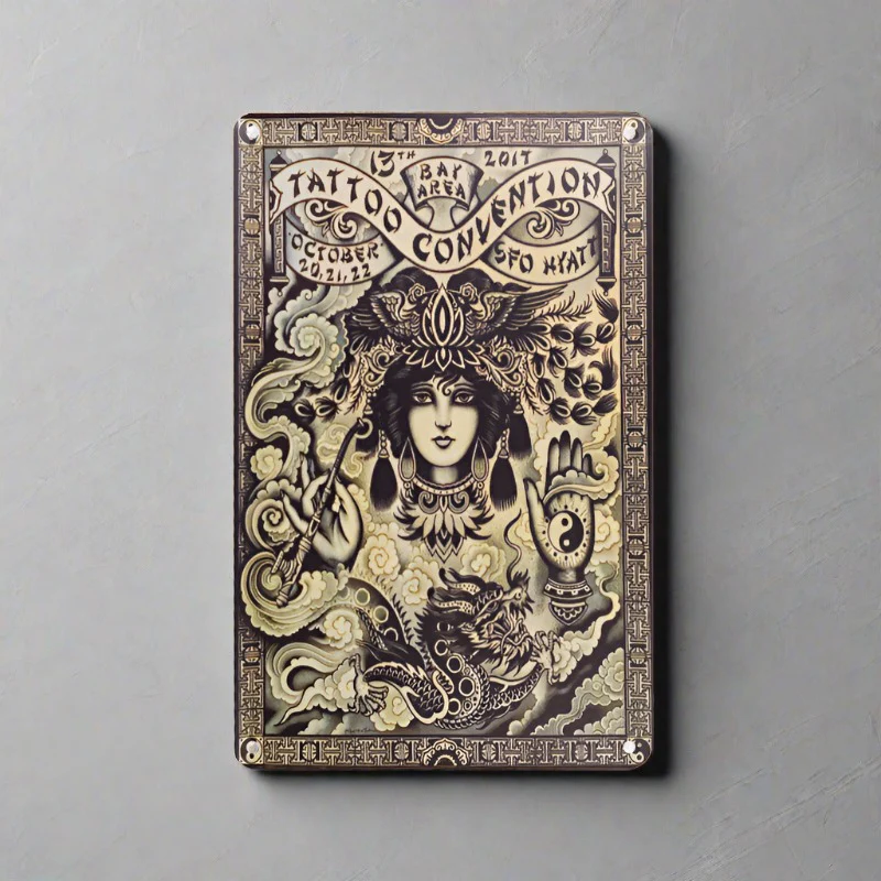 Tattoo Studio Decorative Board TA140 'Tattoo Convention' - Image 2