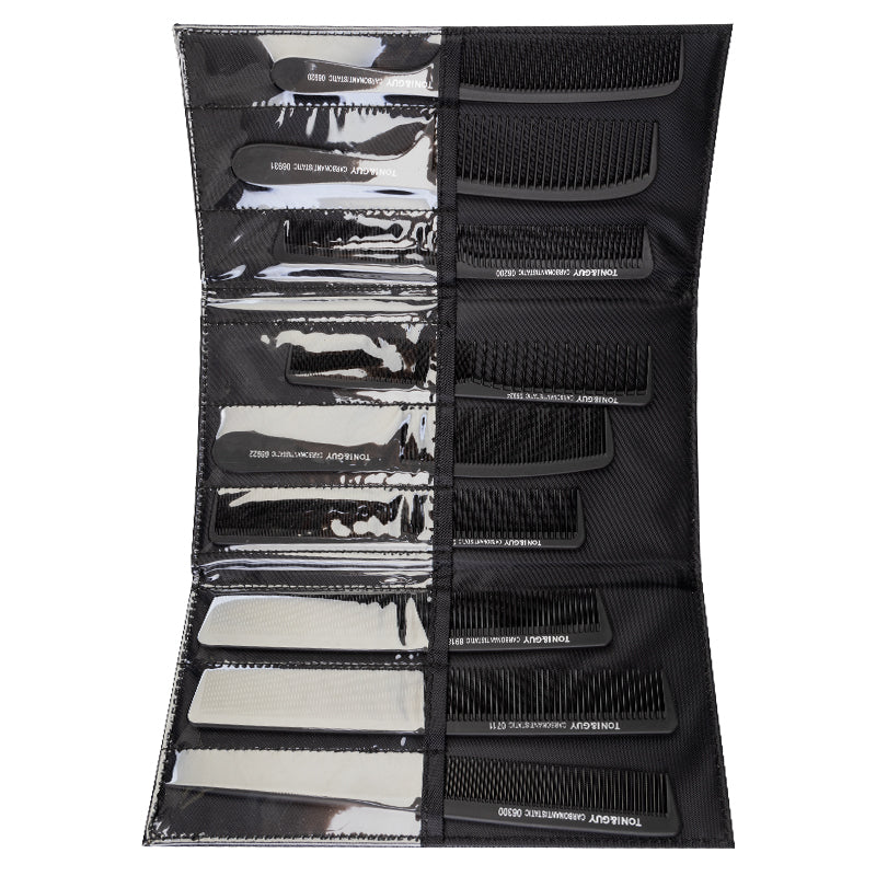 Toni&Guy Carbon Combs Set N-20 9pcs - Image 3