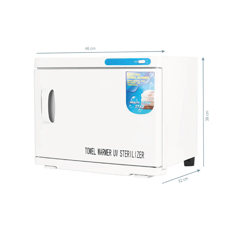 ACTIVESHOP Towel warmer with uv-c 23l sterilizer white - Image 2