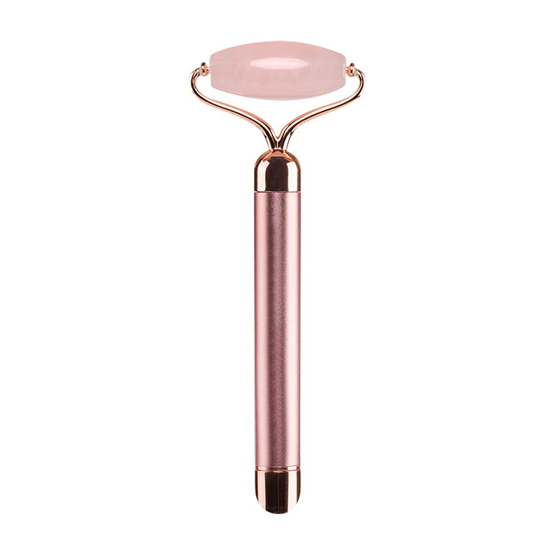 Vibrating jade roller massager