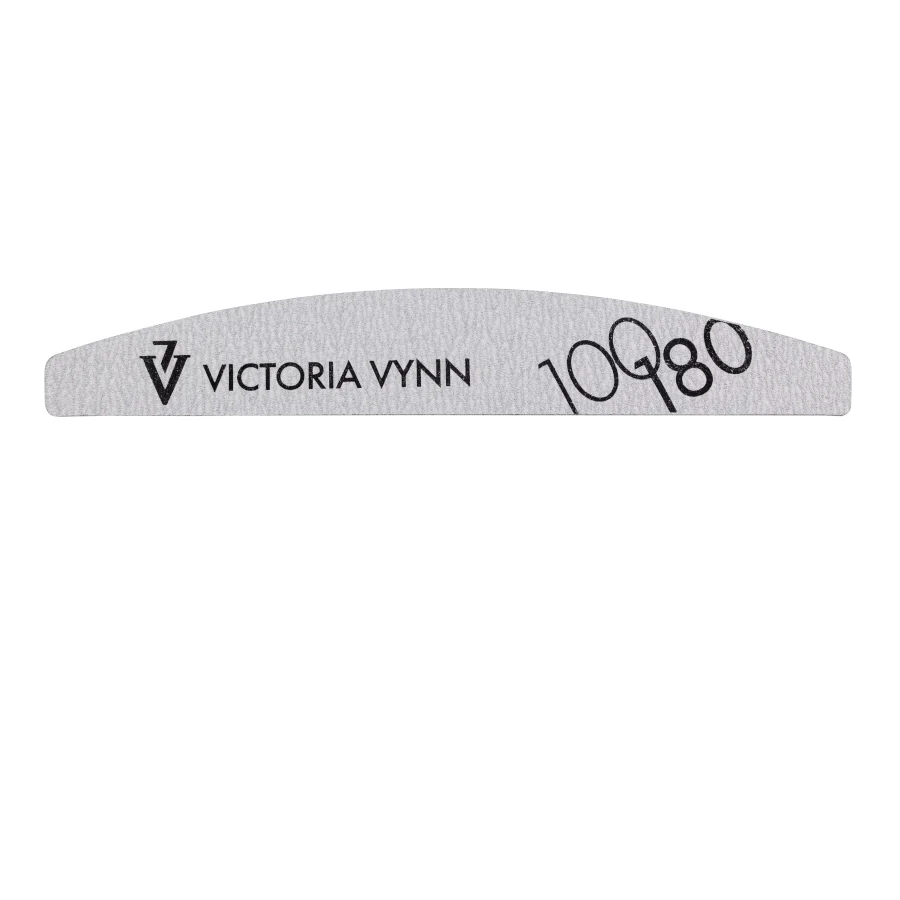 Victoria Vynn Crescent Grey Nail Files 100/180 10pcs - Image 3