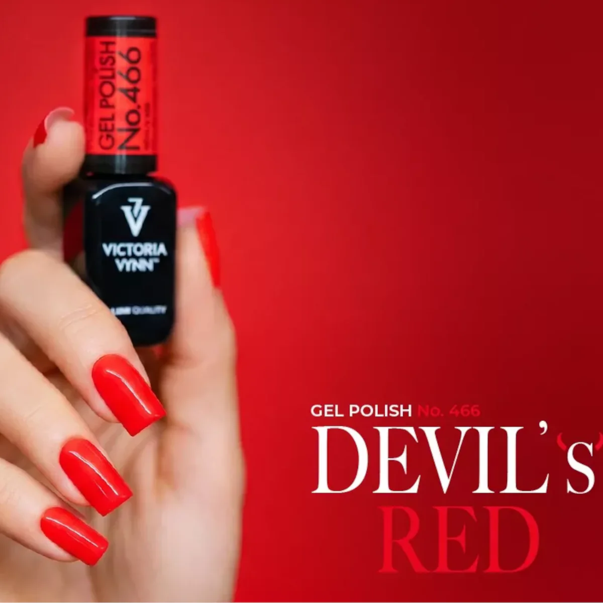 Victoria Vynn Gel Polish Color 466 Devil's Red - Image 4