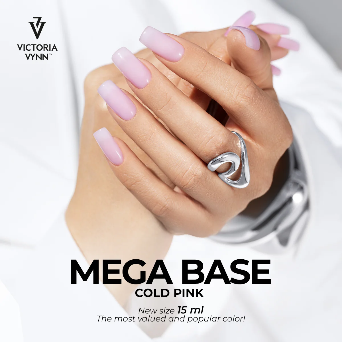 Victoria Vynn Gel Polish Mega Base Cold Pink - Image 4