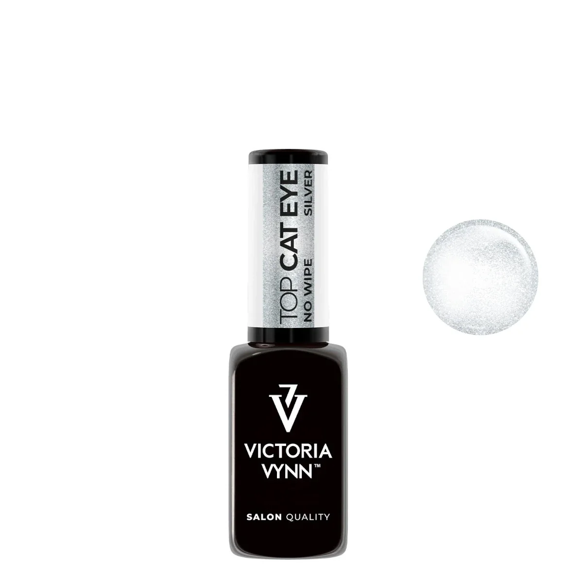 Victoria Vynn Gel Polish Silver Cat Eye Top No Wipe
