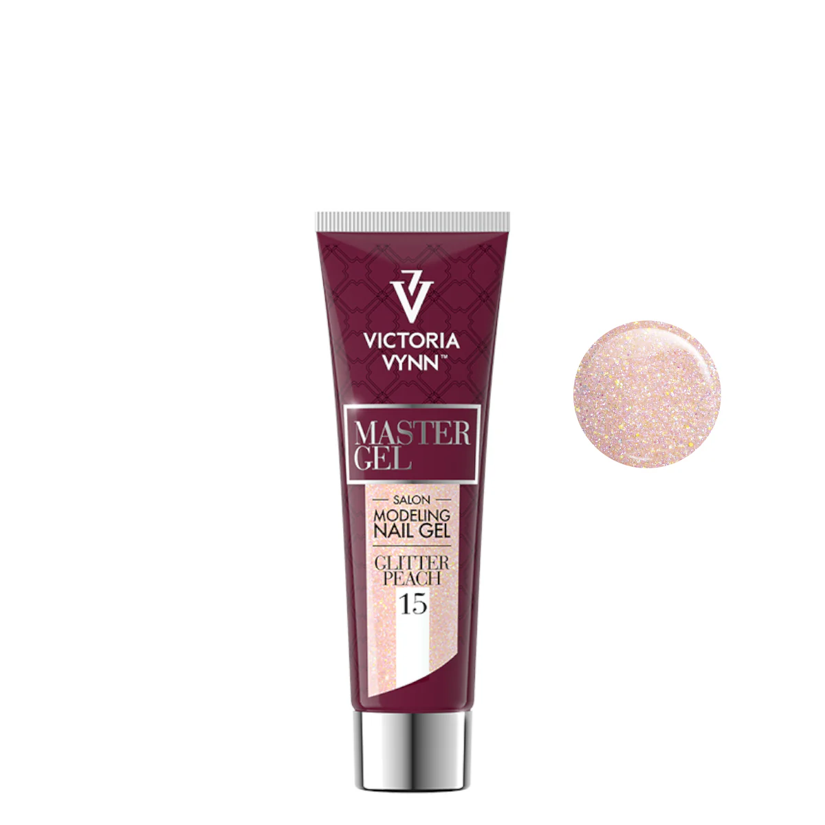 Victoria Vynn Master Gel Poly Gel 15 Glitter Peach (EXP 05/2026)