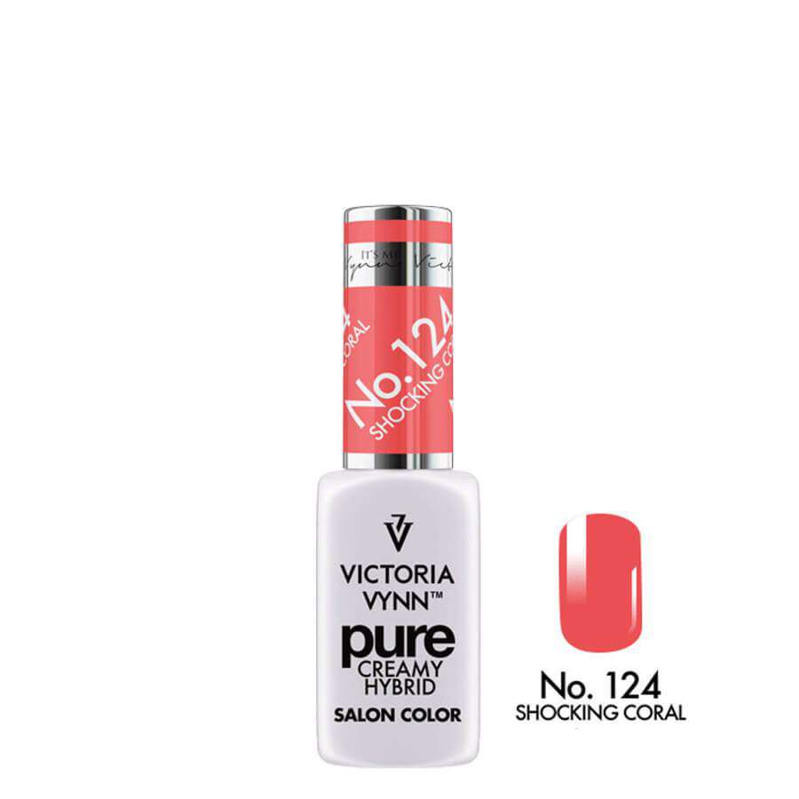 Victoria Vynn Pure Creamy Hybrid Gel 124 Shocking Coral