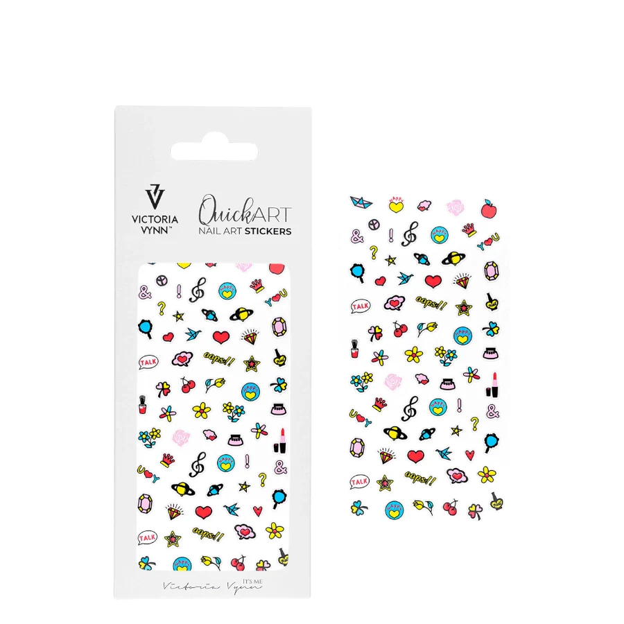 Victoria Vynn Quick Art Nail Stickers 15 Large - Image 3