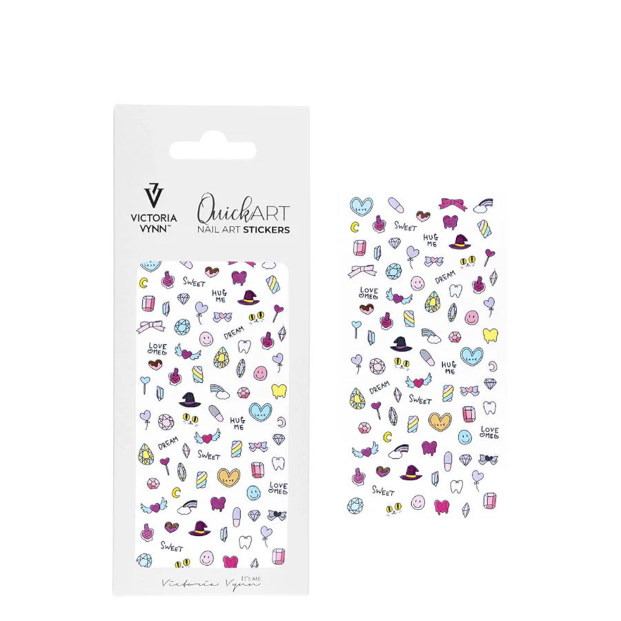 Victoria Vynn Quick Art Nail Stickers 16 Large - Image 3
