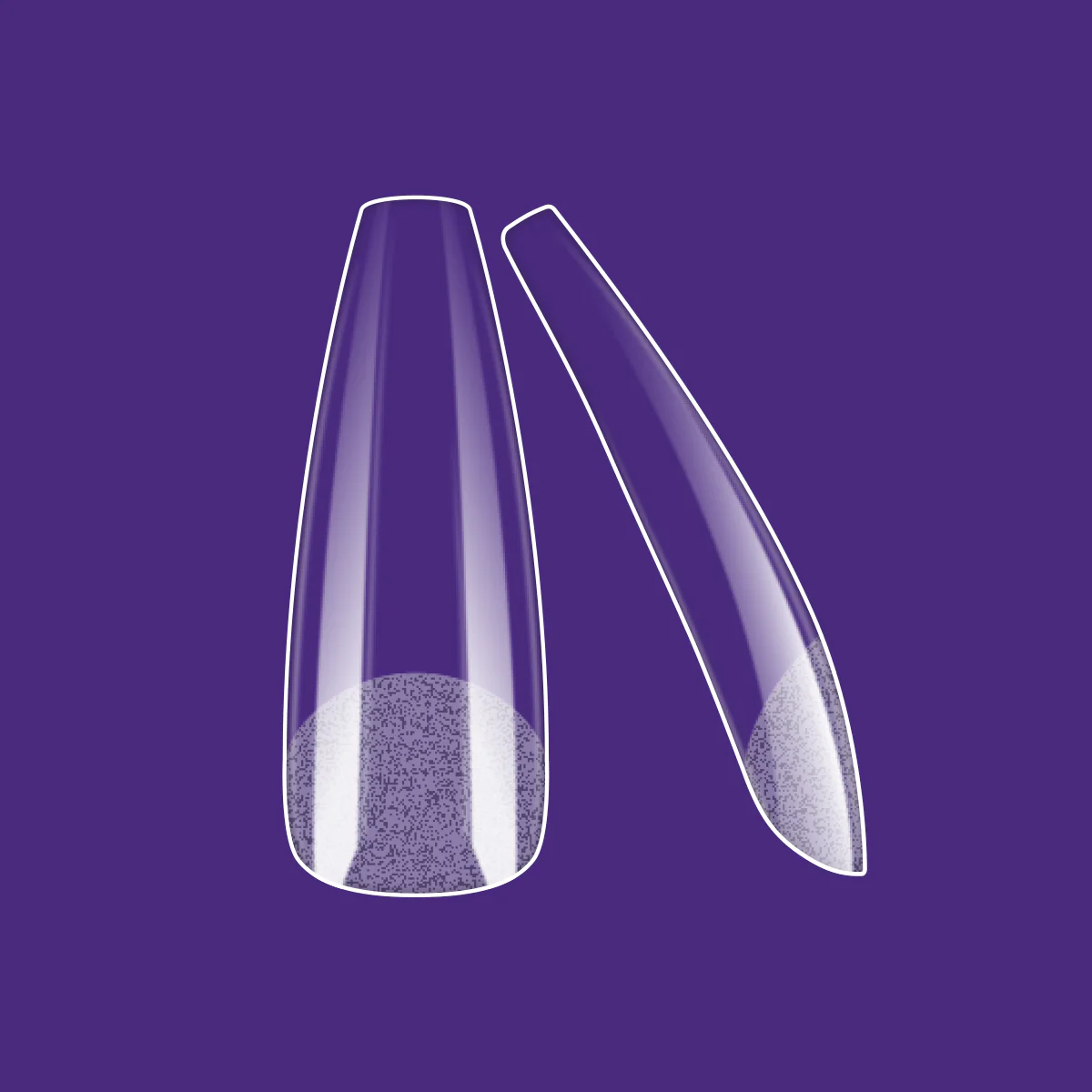Victoria Vynn Soft Gel Tips Long Coffin Complete Kit with LED Lamp - Image 5