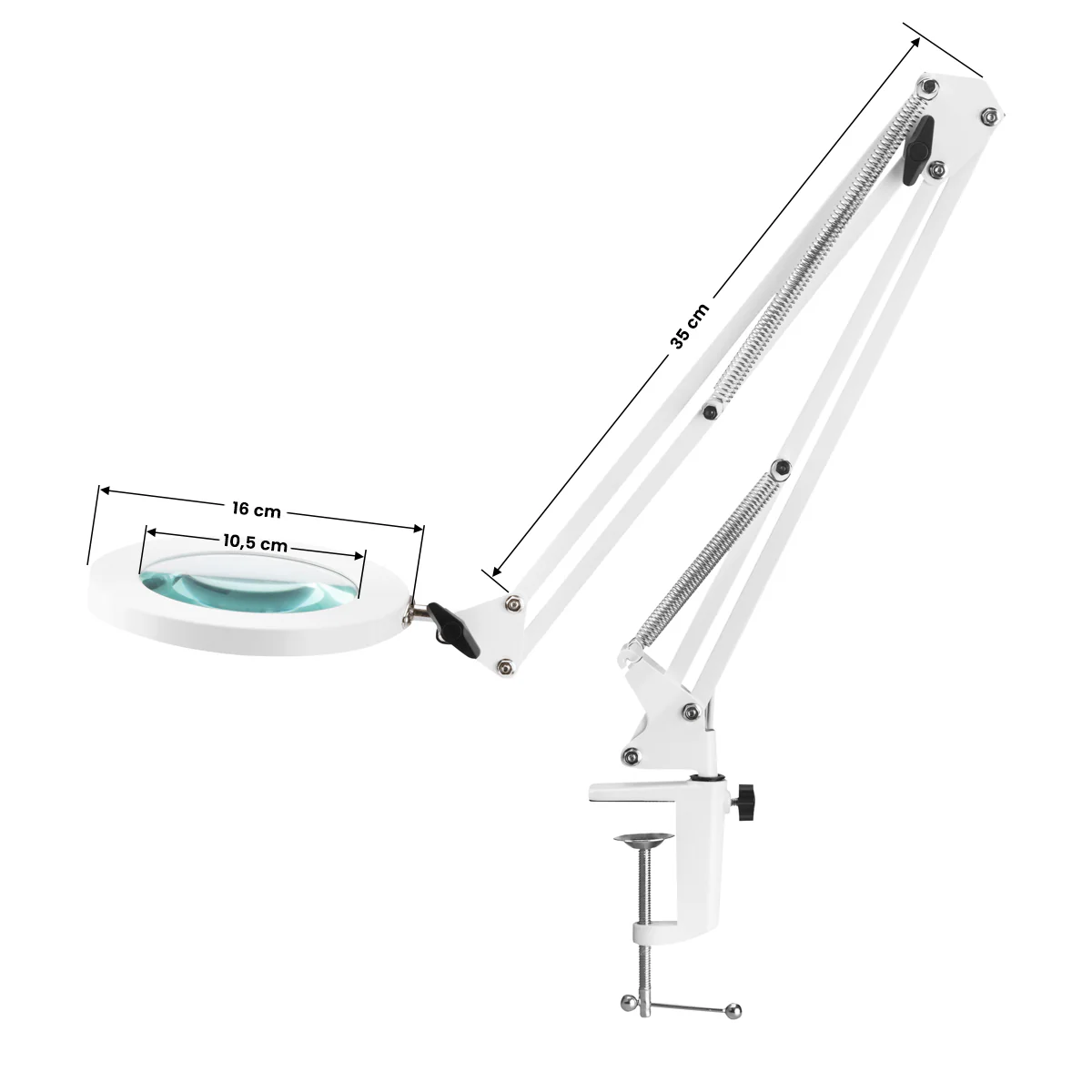 Glow 308 White LED Tabletop Magnifier Lamp - Image 2